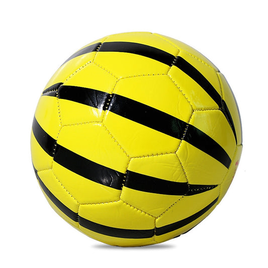 REGAIL No. 2 Intelligence PU Leather Wear-resistant Yellow Watermelon Shape Football for Children, with Inflator - Balls by REGAIL | Online Shopping South Africa | PMC Jewellery | Buy Now Pay Later Mobicred