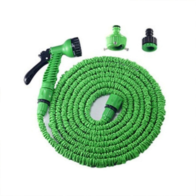 15-45m Telescopic Pipe Expandable Magic Flexible Garden Watering Hose with Spray Gun Set (Green) - Watering & Irrigation by PMC Jewellery | Online Shopping South Africa | PMC Jewellery | Buy Now Pay Later Mobicred