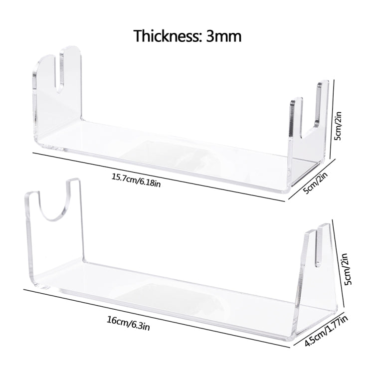 2pcs YX021-3 Acrylic Swiss Army Knife Display Knife Holder - Shelf & Hooks by PMc TechLife | Online Shopping South Africa | PMc TechLife | Buy Now Pay Later Mobicred