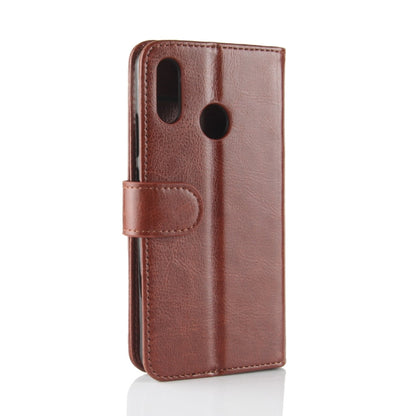 R64 Texture Single Fold Horizontal Flip Leather Case for Huawei P30 Lite, with Holder & Wallet & Card Slots & Photo Frame (Brown) - Huawei Cases by PMC Jewellery | Online Shopping South Africa | PMC Jewellery | Buy Now Pay Later Mobicred