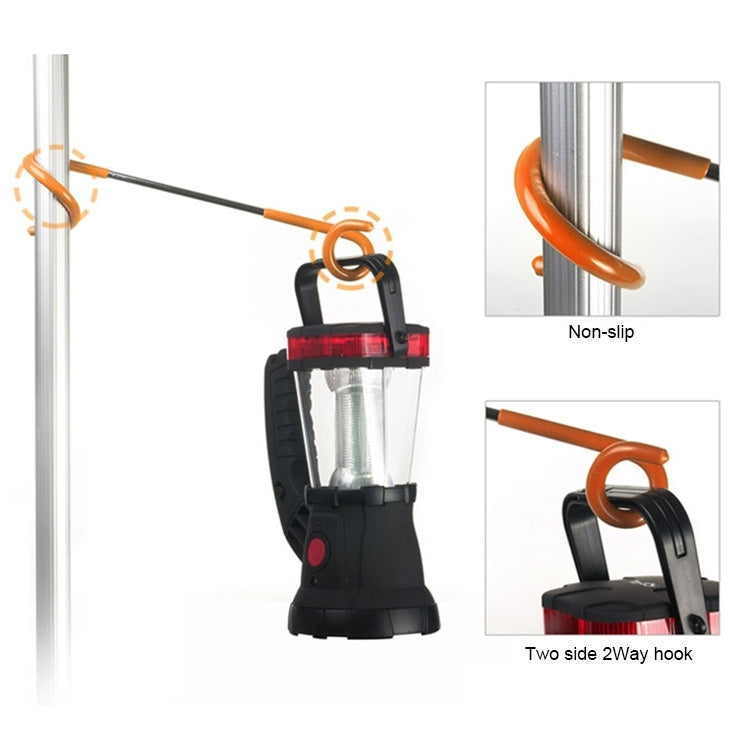 Multi-function S Type Two-way Spiral Outdoor Camping Tent Light Hook - Hooks by PMC TechLife | Online Shopping South Africa | PMC TechLife | Buy Now Pay Later Mobicred