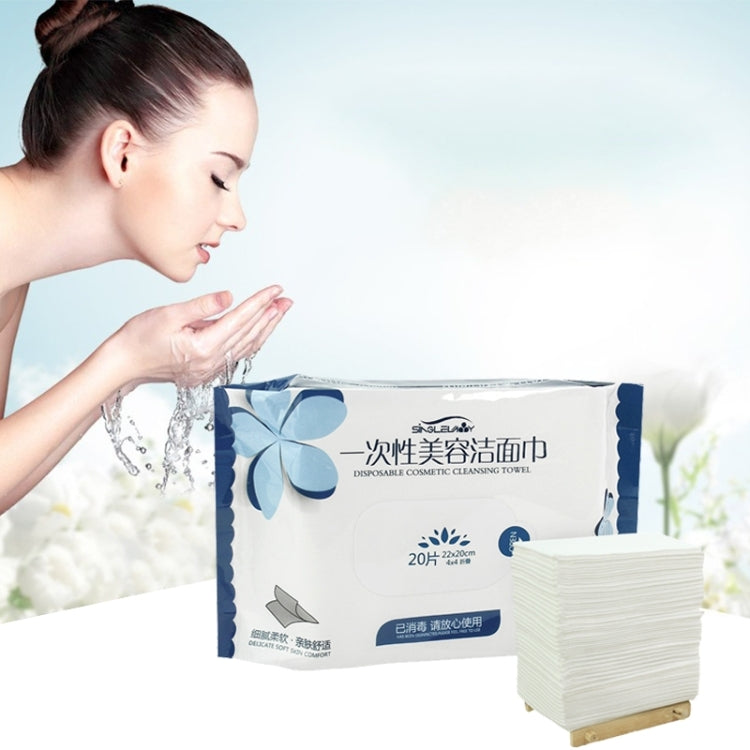 20 PCS Portable Multi-purpose Cotton Disposable Face Towel Wet And Dry Dual-use Cleansing Towel Soft Towel for Travel - Sanitary Paper by PMC Jewellery | Online Shopping South Africa | PMC Jewellery | Buy Now Pay Later Mobicred