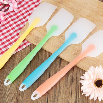 5 PCS Baking Tool Translucent Integrated High Temperature Resistance Cream Silicone Scraper Cake Spatula, Random Color Delivery - Baking Pastry Tools by PMC Jewellery | Online Shopping South Africa | PMC Jewellery | Buy Now Pay Later Mobicred