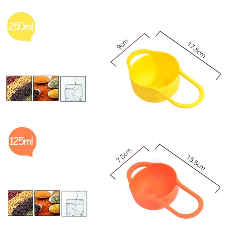 8 Pieces Set Creative Rainbow Salad Bowl Measuring Cup Measuring Spoon Kitchen Tools - Gadgets by PMC Jewellery | Online Shopping South Africa | PMC Jewellery | Buy Now Pay Later Mobicred