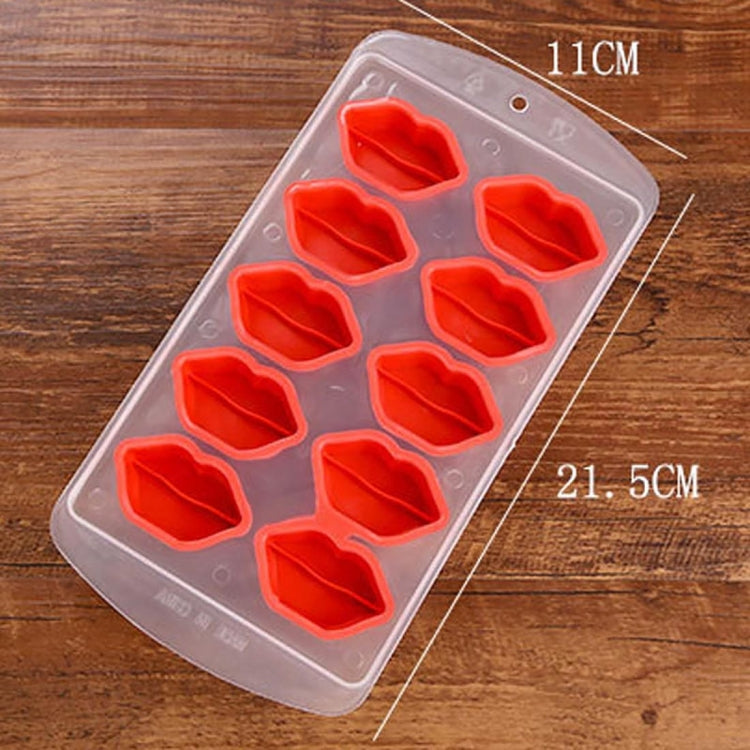 Lips Shaped Silicon Ice Cube Tray / Ice Mold - Food Molds by PMC Jewellery | Online Shopping South Africa | PMC Jewellery | Buy Now Pay Later Mobicred