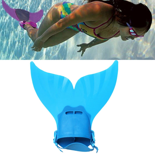 Mermaid Swim Fin Adjustable Diving Monofin Swimming Foot Flipper for Kids (Blue) - Swimming Fins & Diving Shoes by PMC Jewellery | Online Shopping South Africa | PMC Jewellery