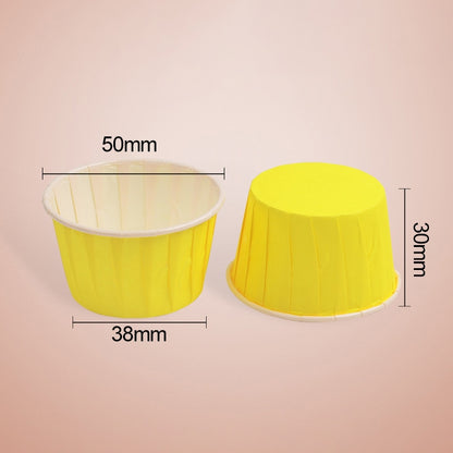 50pcs / Pack Round Lamination Cake Cup Muffin Cases Chocolate Cupcake Liner Baking Cup, Size: 5 x 3.8  x 3cm (Green) - Food Molds by PMC Jewellery | Online Shopping South Africa | PMC Jewellery | Buy Now Pay Later Mobicred