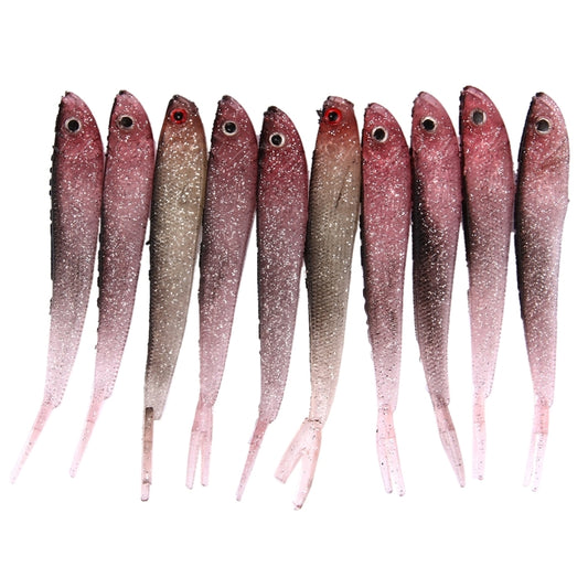 10 PCS Small Sequins Fish Shape Fishing Lures Artificial Fishing Bait, Length: 12.5cm - Fishing Lures by PMC Jewellery | Online Shopping South Africa | PMC Jewellery | Buy Now Pay Later Mobicred