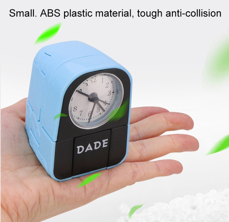 Mini Manual Child Deformation Alarm Clock Robot Toy (Blue) - Alarm Clocks by PMc TechLife | Online Shopping South Africa | PMc TechLife | Buy Now Pay Later Mobicred