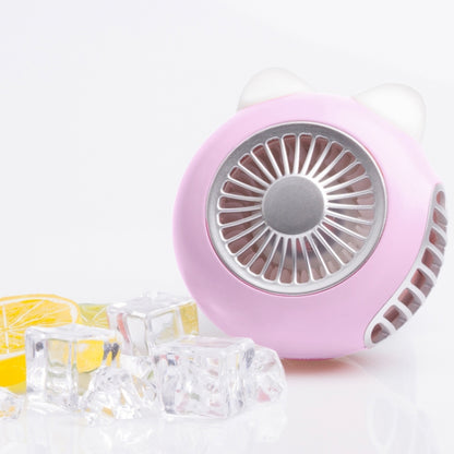 LORDNINO SBF003 3W USB Charging Portable Electric Fan with Magnetic Wristband, 3 Speed Control (Pink) - Electric Fans by PMC Jewellery | Online Shopping South Africa | PMC Jewellery | Buy Now Pay Later Mobicred