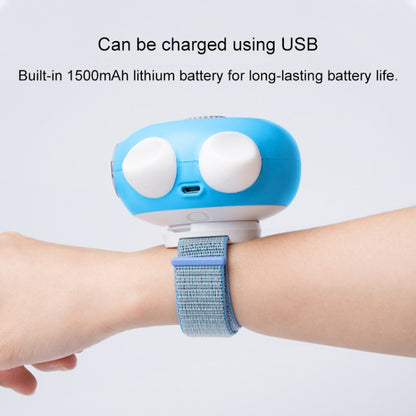 LORDNINO SBF003 3W USB Charging Portable Electric Fan with Magnetic Wristband, 3 Speed Control (Blue) - Electric Fans by PMC Jewellery | Online Shopping South Africa | PMC Jewellery | Buy Now Pay Later Mobicred