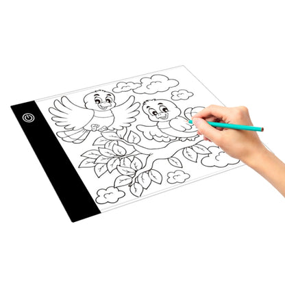 A5 Size Ultra-thin USB Three Level of Brightness Dimmable Acrylic Copy Boards Anime Sketch Drawing Sketchpad, with USB Cable & Plug -  by PMC Jewellery | Online Shopping South Africa | PMC Jewellery | Buy Now Pay Later Mobicred