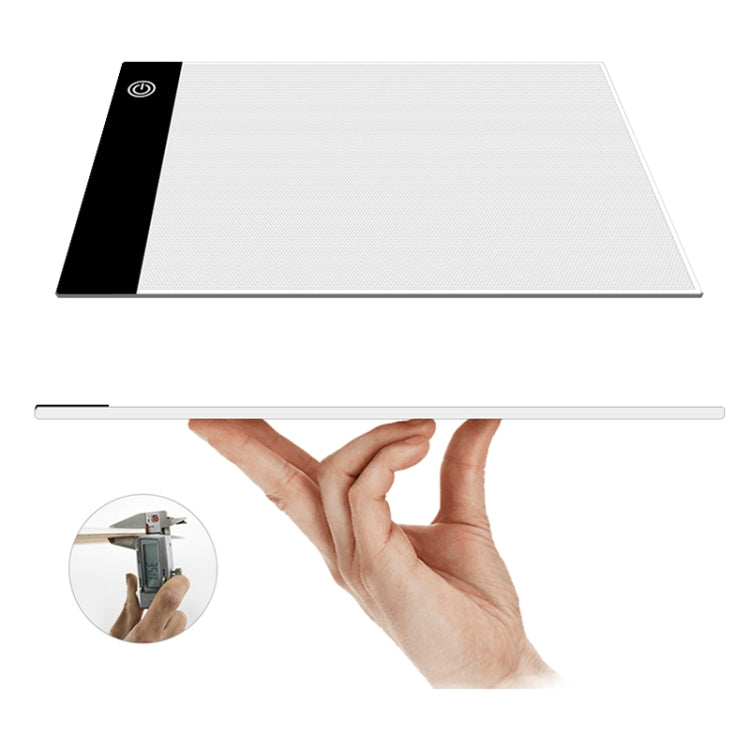 A5 Size Ultra-thin USB Three Level of Brightness Dimmable Acrylic Copy Boards Anime Sketch Drawing Sketchpad, with USB Cable & Plug -  by PMC Jewellery | Online Shopping South Africa | PMC Jewellery | Buy Now Pay Later Mobicred