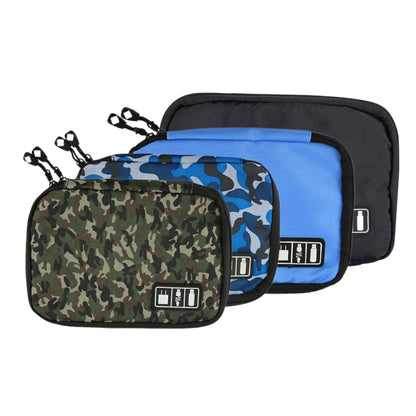 Portable Travel Organizer Storage Collection Bag Case Pouch Digital Gadget Electronic Accessories, Size: 25.7*18.5*1.2cm(Blue) - Storage Bags by PMC Jewellery | Online Shopping South Africa | PMC Jewellery | Buy Now Pay Later Mobicred