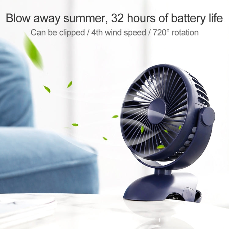 OCUBE D603 4W USB Charging Portable Desktop Fan Clip Fan,  with 4 Speed Control (Green) - Electric Fans by OCUBE | Online Shopping South Africa | PMC Jewellery | Buy Now Pay Later Mobicred