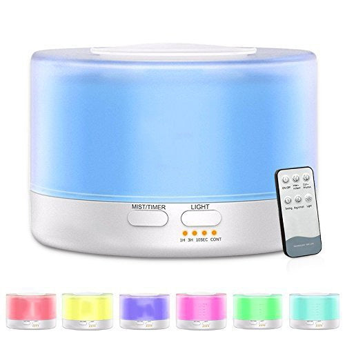 T700 Remote Control Clear White Air Humidifier Automatic Alcohol Sprayer Essential Oil Diffuser Ultrasonic Mist Maker Ultrasonic Aroma Diffuser Atomizer Color LED, Capacity: 700ml, DC 24V, US Plug - Air Purifiers & Accessories by PMC Jewellery | Online Shopping South Africa | PMC Jewellery | Buy Now Pay Later Mobicred