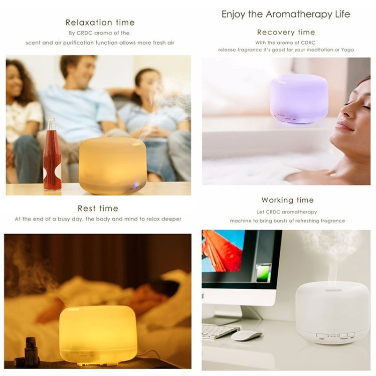 T500 Remote Control Clear White Air Humidifier Automatic Alcohol Sprayer Essential Oil Diffuser Ultrasonic Mist Maker Ultrasonic Aroma Diffuser Atomizer Color LED, Capacity: 500ml, DC 24V, US Plug - Air Purifiers & Accessories by PMC Jewellery | Online Shopping South Africa | PMC Jewellery | Buy Now Pay Later Mobicred