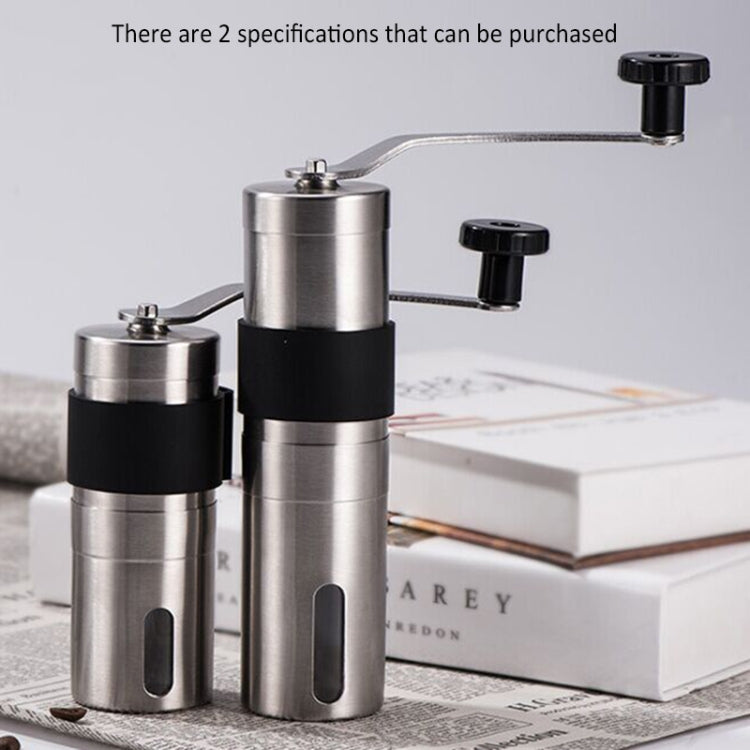 Portable Conical Burr Mill Manual Stainless Steel Hand Crank Coffee Bean Grinder with Silicone Ring, Capacity: 40g - Coffee Tools by PMC Jewellery | Online Shopping South Africa | PMC Jewellery | Buy Now Pay Later Mobicred