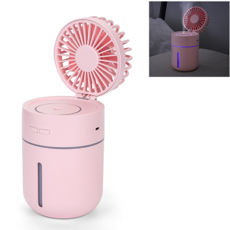 T9 Portable Adjustable USB Charging Desktop Humidifying Fan with 3 Speed Control (Pink) - Electric Fans by PMC Jewellery | Online Shopping South Africa | PMC Jewellery | Buy Now Pay Later Mobicred