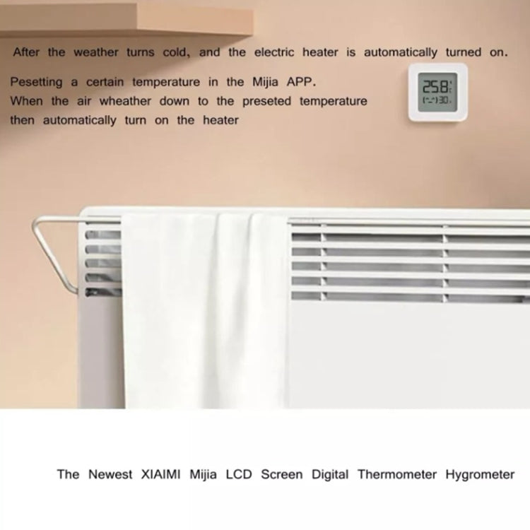 Original Xiaomi Mijia Bluetooth Temperature and Humidity Thermometer 2 - Thermostat & Thermometer by Xiaomi | Online Shopping South Africa | PMC Jewellery | Buy Now Pay Later Mobicred