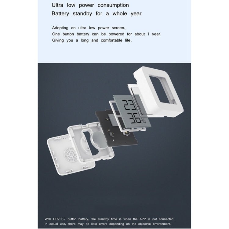 Original Xiaomi Mijia Bluetooth Temperature and Humidity Thermometer 2 - Thermostat & Thermometer by Xiaomi | Online Shopping South Africa | PMC TechLife | Buy Now Pay Later Mobicred