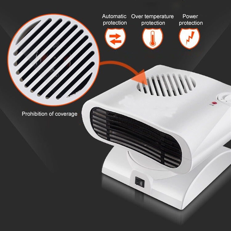 Mini Shaking Head Radiator Warmer Electric Heater Warm Air Blower (White) - Electric Heaters by PMC Jewellery | Online Shopping South Africa | PMC Jewellery | Buy Now Pay Later Mobicred