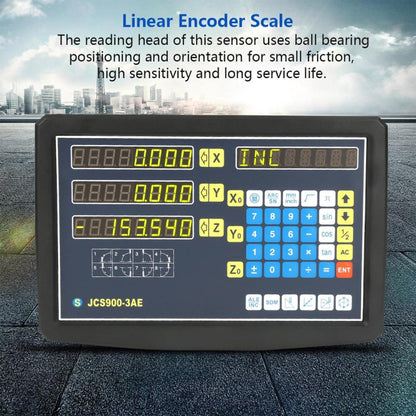 JCS900-3AE Three Axes Digital Readout Display Milling Lathe Machine, AU Plug - Digital Multimeter by PMC Jewellery | Online Shopping South Africa | PMC Jewellery | Buy Now Pay Later Mobicred