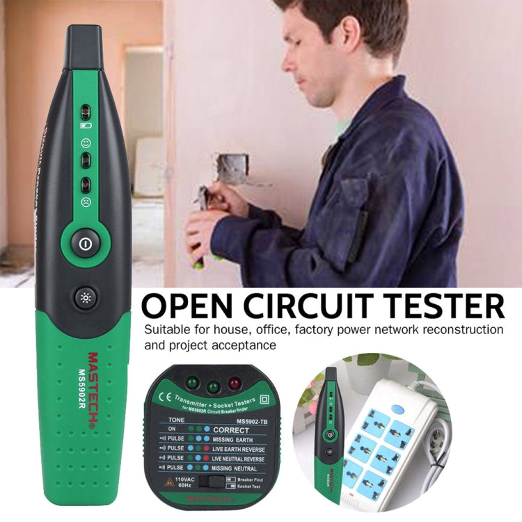 BSIDE MS5902 AC 110V 50Hz Breaker Socket Cable Detector, US Plug - Other Tester Tool by BENETECH | Online Shopping South Africa | PMC Jewellery | Buy Now Pay Later Mobicred