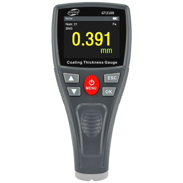 BENETECH GT2100 Digital Anemometer Coating Thickness Gauge Color Screen Car Paint Thickness Tester Meter - Coating Thickness Gauge by BENETECH | Online Shopping South Africa | PMC Jewellery | Buy Now Pay Later Mobicred