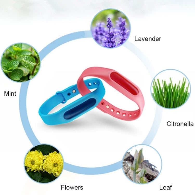 20 PCS Anti-mosquito Silicone Repellent Bracelet Buckle Wristband Bugs Away, Suitable for Children and Adults, Length:23cm, Random Color Delivery - Repellent Wristband by PMC Jewellery | Online Shopping South Africa | PMC Jewellery | Buy Now Pay Later Mobicred