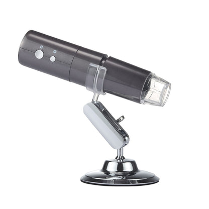 50X~1000X Magnifier HD Image Sensor 1920x1080P USB WiFi Digital Microscope with 8 LED & Professional Stand (Grey) - Digital Microscope by PMC Jewellery | Online Shopping South Africa | PMC Jewellery | Buy Now Pay Later Mobicred