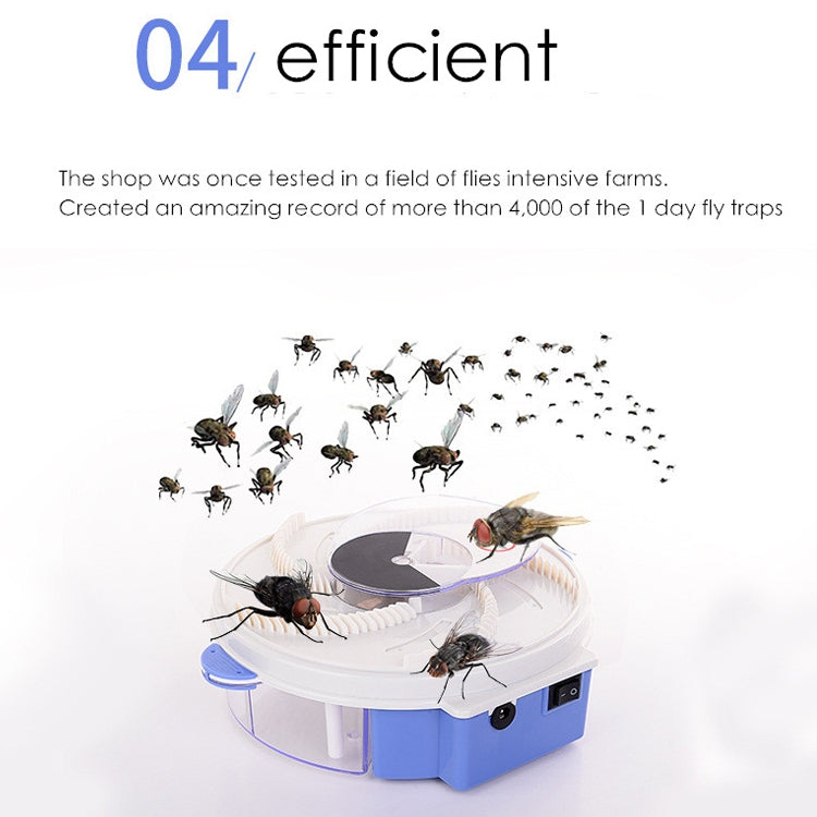 Electric Rotary Fly Catcher Flytrap Mosquito Killer Repellent, US Plug - Repellents by PMC TechLife | Online Shopping South Africa | PMC TechLife