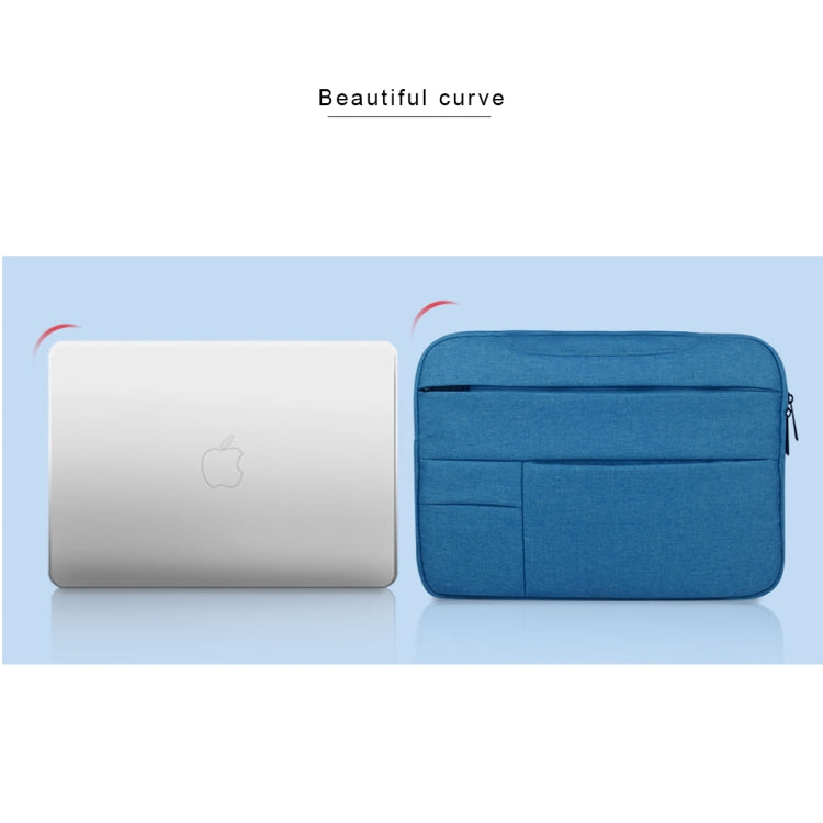 Universal Multiple Pockets Wearable Oxford Cloth Soft Portable Leisurely Handle Laptop Tablet Bag, For 13.3 inch and Below Macbook, Samsung, Lenovo, Sony, DELL Alienware, CHUWI, ASUS, HP (navy) - 13.3 inch by PMC Jewellery | Online Shopping South Africa | PMC Jewellery | Buy Now Pay Later Mobicred