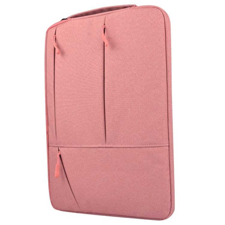 Universal Multiple Pockets Wearable Oxford Cloth Soft Portable Simple Business Laptop Tablet Bag, For 13.3 inch and Below Macbook, Samsung, Lenovo, Sony, DELL Alienware, CHUWI, ASUS, HP (Pink) - 13.3 inch by PMC Jewellery | Online Shopping South Africa | PMC Jewellery | Buy Now Pay Later Mobicred