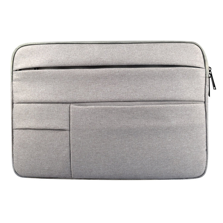 Universal Multiple Pockets Wearable Oxford Cloth Soft Portable Leisurely Laptop Tablet Bag, For 13.3 inch and Below Macbook, Samsung, Lenovo, Sony, DELL Alienware, CHUWI, ASUS, HP (Grey) - 13.3 inch by PMC Jewellery | Online Shopping South Africa | PMC Jewellery | Buy Now Pay Later Mobicred