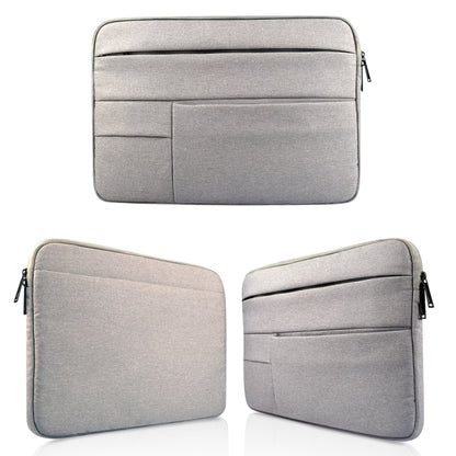 Universal Multiple Pockets Wearable Oxford Cloth Soft Portable Leisurely Laptop Tablet Bag, For 13.3 inch and Below Macbook, Samsung, Lenovo, Sony, DELL Alienware, CHUWI, ASUS, HP (Grey) - 13.3 inch by PMC Jewellery | Online Shopping South Africa | PMC Jewellery | Buy Now Pay Later Mobicred