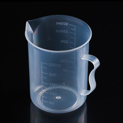 10 PCS 250ml Food Grade PP Plastic Flask Digital Measuring Cup Cylinder Scale Measure Glass Lab Laboratory Tools(Transparent) - Gadgets by PMC Jewellery | Online Shopping South Africa | PMC Jewellery | Buy Now Pay Later Mobicred