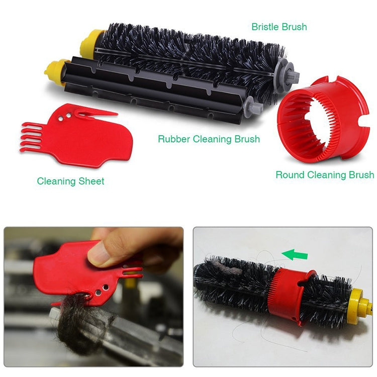 Sweeping Robot Accessories Roller Brush Side Brush Haipa Filter Accessories Set for iRobot 500 Series - For iRobot Accessories by PMC Jewellery | Online Shopping South Africa | PMC Jewellery | Buy Now Pay Later Mobicred