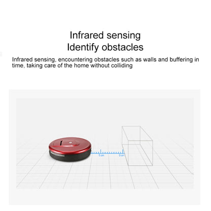 FD-RSW(E) Smart Household Sweeping Machine Cleaner Robot(Red) - Robot Vacuum Cleaner by PMC Jewellery | Online Shopping South Africa | PMC Jewellery | Buy Now Pay Later Mobicred