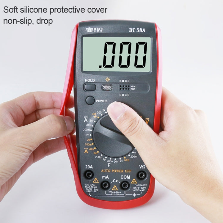 Repair Tools for Mobile & Tablet, BEST-58A Multi Function Digital Multimeter - Current & Voltage Tester by BEST | Online Shopping South Africa | PMC Jewellery | Buy Now Pay Later Mobicred