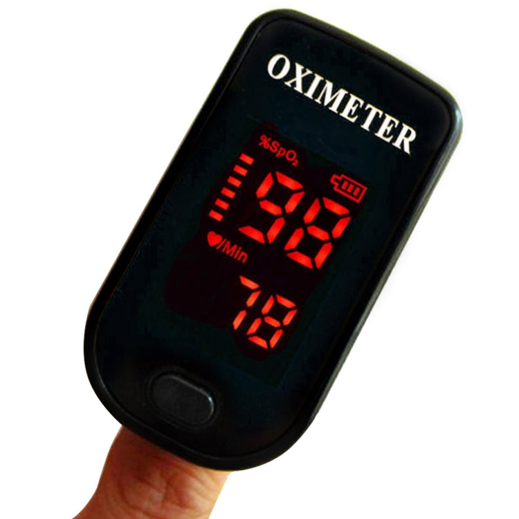 Finger Pulse Oximete LED HD Display Portable Oximeter Equipment Blood Oxygen Monitor Pulse Oximeter(Black) - Finger Pulse Oximeter by PMC Jewellery | Online Shopping South Africa | PMC Jewellery | Buy Now Pay Later Mobicred