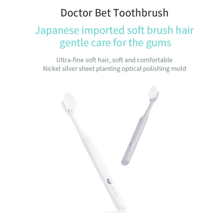 Original Xiaomi Youpin DR·BEI Oral Health Care Soft Superfine Toothbrush(White) - Toothbrushes by Xiaomi | Online Shopping South Africa | PMC Jewellery | Buy Now Pay Later Mobicred