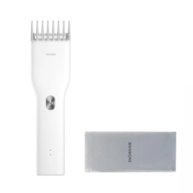 Original Xiaomi Enchen Boost Intelligent Fast Charging Electric Hair Trimmer Haircut Machine (White) - Hair Trimmer by Xiaomi | Online Shopping South Africa | PMC Jewellery | Buy Now Pay Later Mobicred