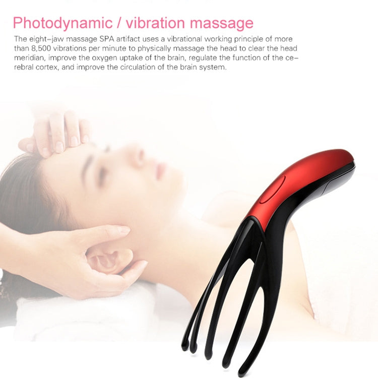 Mini Portable Rechargeable Multifunctional Head Massager Massage Comb (White) - free shipping - PMC TechLife - Order now!