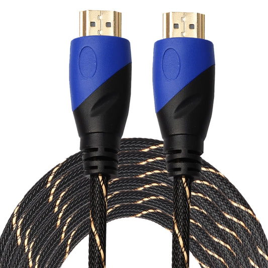 10m HDMI 1.4 Version 1080P Woven Net Line Blue Black Head HDMI Male to HDMI Male Audio Video Connector Adapter Cable - Cable by PMC Jewellery | Online Shopping South Africa | PMC Jewellery | Buy Now Pay Later Mobicred