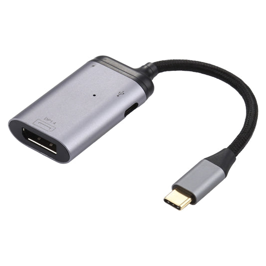 4K USB-C / Type-C to DisplayPort 1.4 + PD Data Sync Adapter Cable - Cable & Adapters by PMC Jewellery | Online Shopping South Africa | PMC Jewellery | Buy Now Pay Later Mobicred