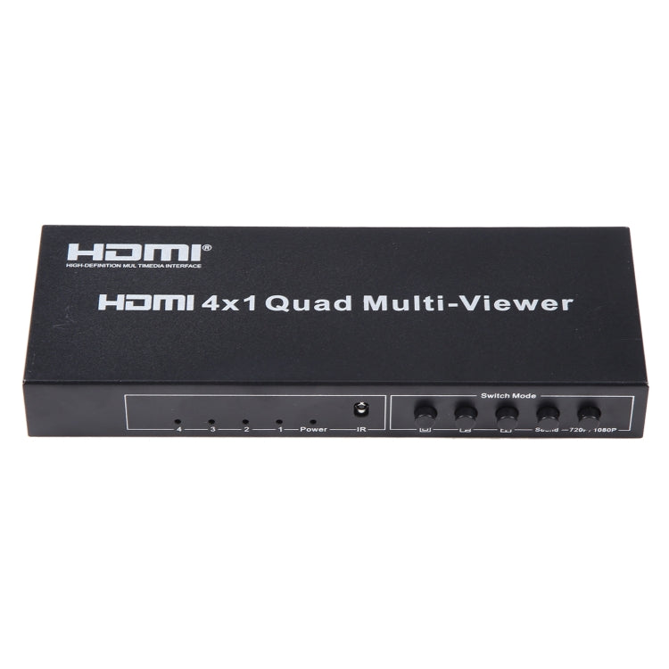4 in 1 Out HDMI Quad Multi-viewer with Seamless Switcher, UK Plug - free shipping - PMC Jewellery - Order now!