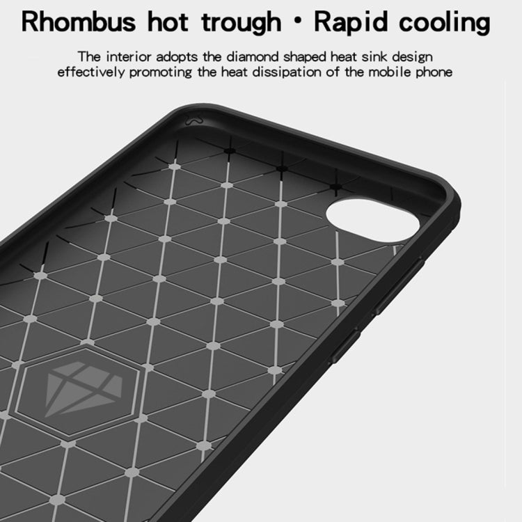 MOFI Brushed Texture Carbon Fiber Soft TPU Case for HTC Desire 12(Grey) - HTC by MOFI | Online Shopping South Africa | PMC Jewellery | Buy Now Pay Later Mobicred