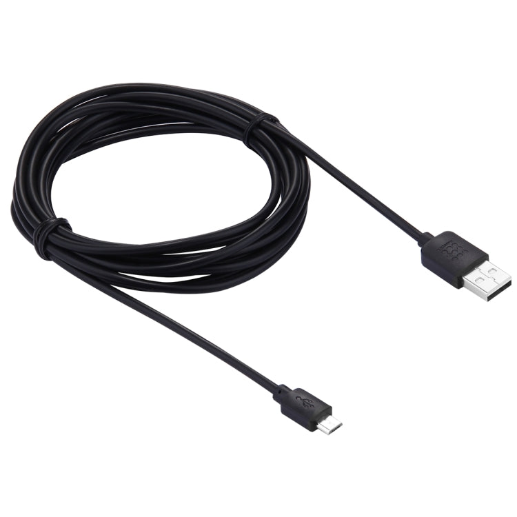 HAWEEL 3m High Speed Micro USB to USB Data Sync Charging Cable, For Samsung, Xiaomi, Huawei, LG, HTC, The Devices with Micro USB Port(Black) - Micro USB Cable by PMC Jewellery | Online Shopping South Africa | PMC Jewellery | Buy Now Pay Later Mobicred