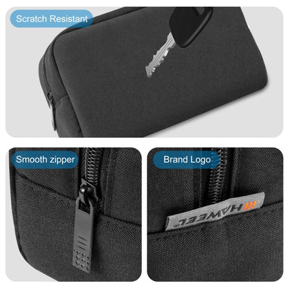 HAWEEL Electronics Organizer Storage Bag for Charger, Power Bank, Cables, Mouse, Earphones, Size: L(Black) - Digital Storage Bag by HAWEEL | Online Shopping South Africa | PMC Jewellery